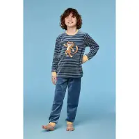 Woody Pyjama jongens kat gestr trui