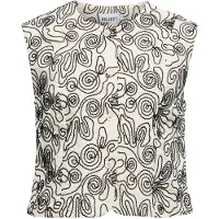 Object Bodywarmer 'OBJKERRY' lichtbeige / zwart