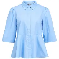 Object Blouse blauw