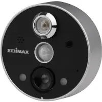 Edimax IC-6220DC, IP-beveiligingscamera, geschikt voor binnen- en buitengebruik, draadloos, wandmontage, zwart, wit, discreet