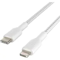Belkin Usb C naar Lightning Kabel 1m Wit Nylon