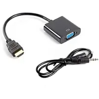 Lanberg Adapter HDMI naar VGA Lanberg AD-0017-BK Zwart