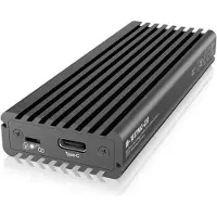 Icy Box IB-1817MC-C31, Type-C USB 3.1 (Gen 2) zu PCIe NVMe & SATA M.2 2230-42-60-80 SSD M.2 SSD-behuizing USB-C 3.1 Gen 2 10 GBit/s M.2 PCIe NVMe, M.2 SATA