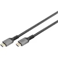 Digitus DB-330200-030-S HDMI-kabel HDMI Aansluitkabel HDMI-A-stekker 3 m Zwart 8K UHD, Aluminium-stekker, Audio Return Channel (ARC), Afgeschermd (dubbel),