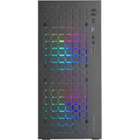 Mars Gaming MC-CORE, Mini-tower, PC, Zwart, Micro ATX, Mini-ITX, Metaal, Gehard glas, Gaming