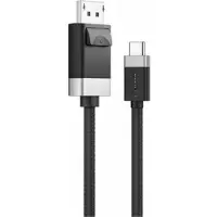 Alogic FUSCDP1M, 1 m, USB Typ-C, DisplayPort, Männlich, Männlich, Gerade, Videokabel