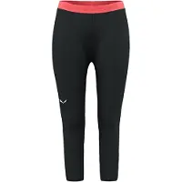 Salewa - Women's Cristallo Warm AMR 3/4 Tight - Merino-ondergoed 38, zwart
