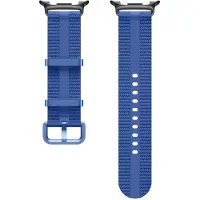 Samsung Originele Nylon Athleisure Band voor de Galaxy Watch 9 (40/44mm) / Watch 8 (40/44mm) / Classic (46mm) - Maat S/M - Navy