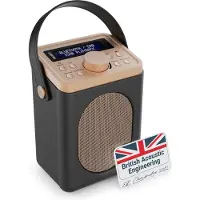 Majority Little Shelford - Draagbare Radio - DAB+/FM - Bluetooth - Dubbele Wekker - Mono - Zwart