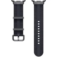 Samsung Galaxy Watch 8 Series Athleisure Bandje Donkergrijs S/M