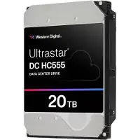 Western Digital WD Ultrastar DC HC555 - Harde schijf - Datacenter - 20 TB - Intern - 3.5" (8.9 cm) - SAS 12Gb/s - 7200 rpm - Cache: 512 MB