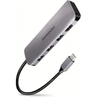 Axagon HMC-HCR3A USB-hub USB-A, USB-C, HDMI, Micro-SD, SD USB 3.2 Gen1 5 GBit/s