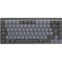 Logitech MX Mini Mechanical - Tenkeyless (80 - 87 %) - RF Wireless + Bluetooth - Mechanische schakelaar - QWERTZ - LED - Grafiet - Grijs