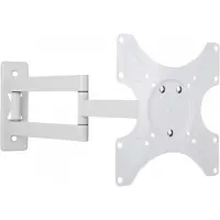 Techly Wall bracket for LCD TV LED 19 - 37 tilting swivel 3 joints White -