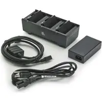 Zebra Acculader met 3 sleuven ZQ300-serie inclusief netadapter en EU-netkabel, Acculader
