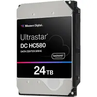 Western Digital WD Ultrastar DC HC580 WUH722424AL5204 - Harde schijf - Datacenter - 24 TB - intern - 3.5" (8.9 cm) - SAS 12Gb/s - 7200 rpm - Cache: 512 MB