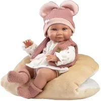 Llorens babypop meisje full body met ligkussen 40 cm