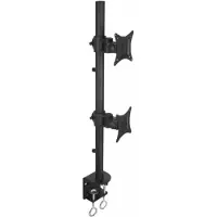 Techly ICA-LCD-350-D flat panel bureau steun 68,6 cm (27) Zwart