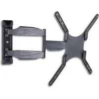 Techly Wandbeugel voor LCD/LED TV, zwart, geschikt voor schermen van 58,42 cm (23 inch) tot 139,70 cm (55 inch), vol bewegingsbereik, maximaal draaggewicht 30 kg