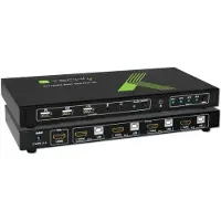 IC Intracom IDATA KVM-HDMI4U 4x1 HDMI/USB KVM-schakelaar 4K60Hz met USB 2.0