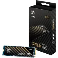 MSI Spatium M450 V1 (2025) - M.2 SSD 500GB - PCIe 4.0 3000MB/s Leessnelheid