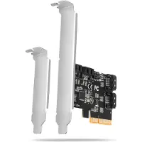 Axagon PCES-SA4X4 4 poorten PCI Express kaart PCIe Incl. Low-Profile slotplaat