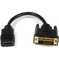StarTech.com HDMI - DVI-D M/F - 20cm - Zwart