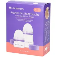 Lansinoh Laboratories Lansinoh Starter-Set drinkflessen & NaturalWave spenen 4 St Speen
