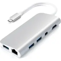 Satechi Type-C Multimedia Adapter Zilver
