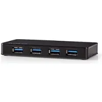 Ginza.se USB-Hub | USB-A Male | 4x USB A Female | 4-Poorts | 1 stuks - UHUBU3420BK