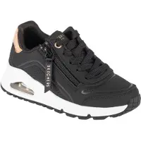 SKECHERS Sneakers 'Uno Gen1 - Zip And Stride' zwart