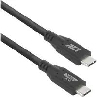 ACT USB4 20Gbps 240W USB Type-C kabel, 0,5 meter
