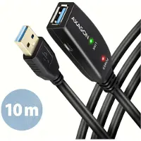 Axagon ADR-310 USB-kabel USB 3.2 Gen1 USB-A bus, USB-A stekker 10 m Actief met signaalversterking