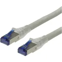 Value Patchkabel Cat.6A (klasse EA), S/FTP (PiMF), massief draad, LSOH, grijs, 90 meter