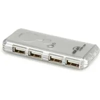 Value USB 2.0 USB-hub voor laptops, 4 poorten, zonder netadapter