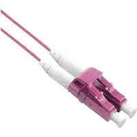 Roline Glasvezel kabel, dun, 50/125µm OM4, LC/LC, LSOH, Slim, violet, 10 m