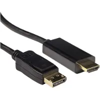 ACT Verloopkabel DisplayPort Mannelijk naar HDMI-A Mannelijk 3 M