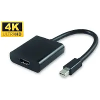 Microconnect Video converter - MICRO CONNECT - Mini DisplayPort naar HDMI - 3840x2160 - Zwart