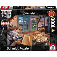Schmidt - Legpuzzel - In het vakantiehuisje - Steve Read - 1000 stukjes - Volwassenen - vanaf 12 jaar