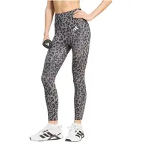 Adidas Dames Broeken Opt Ess Aop 7/8 - Bruin - Maat L