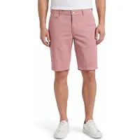 Brax Chino shorts roze katoen normale fit
