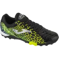 Joma Heren Maxima 25 Grafische TF Astro Turf Voetbalschoenen Zwart/Geel/Groen