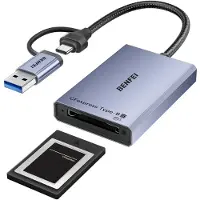 BENFEI CFExpress Type B Kaartlezer - Aluminium USB 3.0/ USB C naar Type B Cardreader