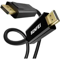 BENFEI DisplayPort naar HDMI kabel - 4k - DP naar HDMI - Zwart - 1.8 meter