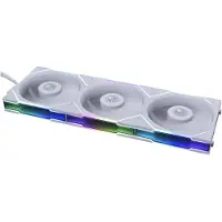 Lian Li UNI FAN TL Series, 3er Pack + Controller PC-ventilator Wit (b x h x d) 124 x 120 x 28 mm Incl. LED-verlichting, Incl. ventilatorcontroller