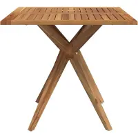 vidaXL Tuintafel vierkant 85x85x75 cm massief acaciahout