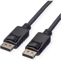 ROLINE GREEN DisplayPort Kabel, DP M/M, , zwart, 1 m