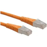 Roline patchkabel Cat.6 (Klasse E) S/FTP (PiMF), oranje, 1,5 m