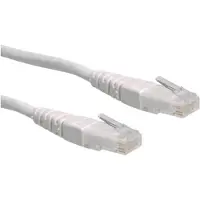 Roline Patchkabel Cat.6 (klasse E) UTP, wit, 1 meter