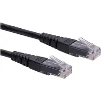 PROCABLE Netwerkkabel | Cat6 U/UTP | 2 meter (100% koper, Zwart)